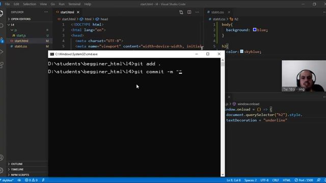 מתכנתים בשוק העבודה ,GIT חלק ג' - איך מוחקים BRANCH ומה זה -M בCOMMIT смотреть онлайн