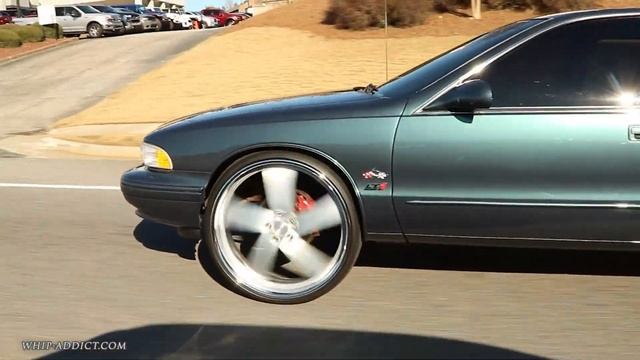 WhipAddict: Redone 95' Chevy Impala SS Tuckin One-Off 26s 7" Lip, Car Audio Beatin'! FOR SALE $35k смотреть онлайн