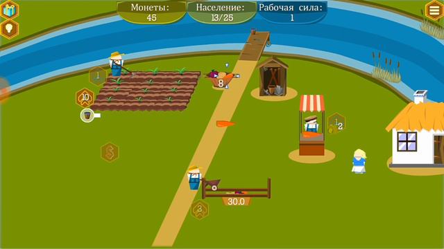 СОЗДАЛ СВОЙ ГОРОД В ИГРЕ FARM AND MINING ! Обзор игры смотреть онлайн