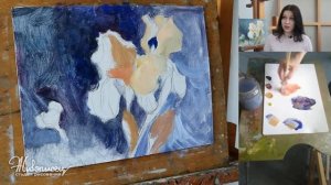 Акриловый подмалёвок для масляной живописи