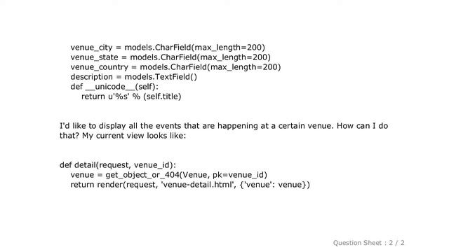Django : Django reverse lookup of foreign keys смотреть онлайн