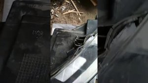 Снятие стекла фары кашкай.