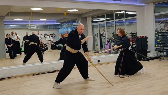 МДЭР Иайдзюцу. Парная отработка ката Маэ. Кумитачи. Iaijutsu Kumitachi, Iaijutsu Kihon. смотреть онлайн