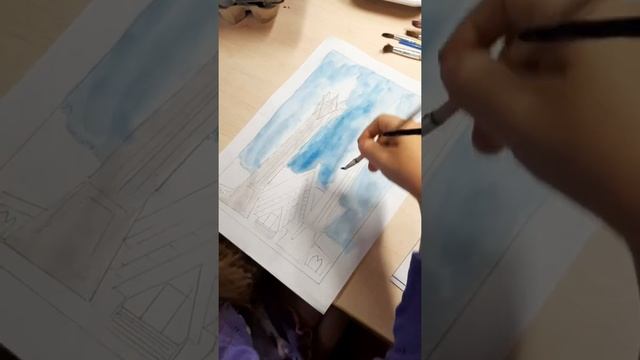 КОНКУРС ,,Я РИСУЮ УФУ,,, ДОЧКА РИСУЕТ ПОЭТАПНО КРАСКАМИ МЕЧЕТЬ "ЛЯЛЯ ТЮЛЬПАН". ???? ВИКА 6 ЛЕТ 202 смотреть онлайн