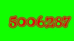 Numbers 0 to 10000000