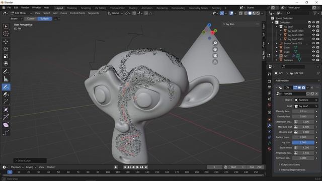 Blender - Free Ivy Generators !! смотреть онлайн