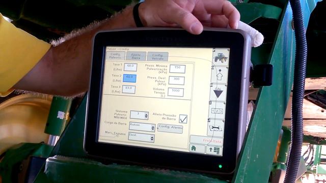 Como Configurar A Pressão Mínima Da Pulverização?