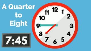 TELLING the TIME for KIDS! (Quarter Past, Half Past, Quarter To) | Learning Time for Children