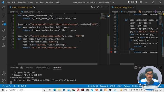 #18 | File Uploading into the filesystem with unique file name | REST API with Python Flask | HIND смотреть онлайн