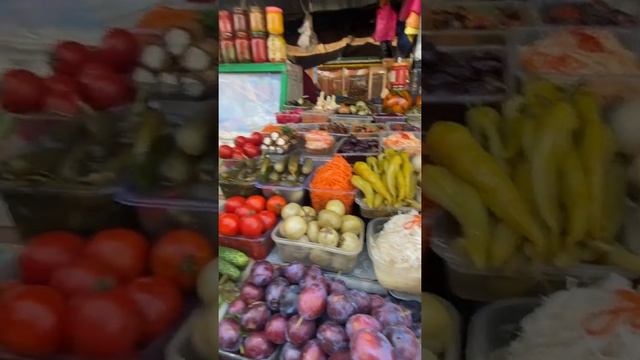 Покупаем маринованный чеснок, перец, сливы / соления #чтокупила #маринование #рынок
