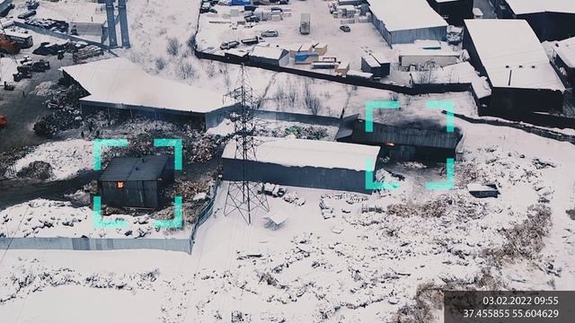 Сжигание мусора "ФудСити" в Хованской промзоне поселения Сосенское ТиНАО (03.02.2022) смотреть онлайн