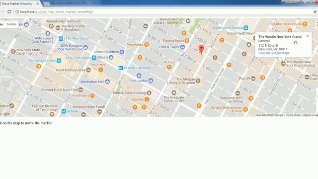 How to Move Marker Smoothly on Google Map using JavaScript смотреть онлайн