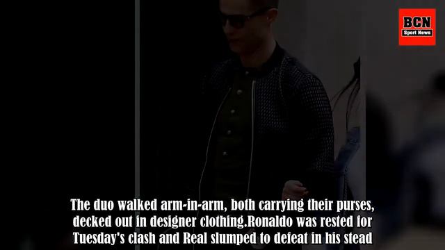 Cristiano Ronaldo shopping with Georgina Rodriguez in Madrid смотреть онлайн