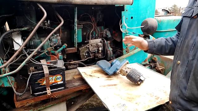 Юмз эо2621 запуск. Пускач или стартер.