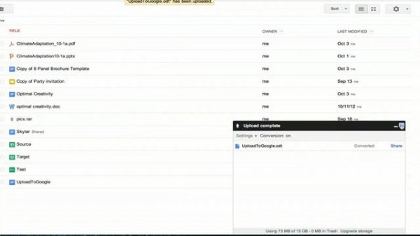 How to Import OpenOffice Documents Into Google Docs : Google & More Web Applications