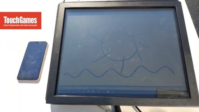 Работа инфракрасного сенсорного экрана под прямым солнечным светом смотреть онлайн