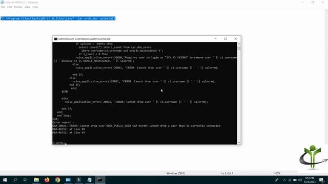 How to Uninstall ORDS | Oracle Apex | TrainerBD Training. смотреть онлайн