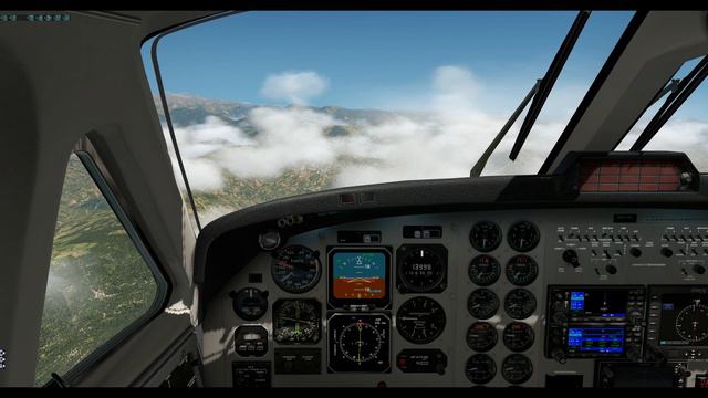 X-Plane 11.50b6 KingAir Kathmandu-Lukla 4k with Vulkan Drivers vuelo de prueba. смотреть онлайн
