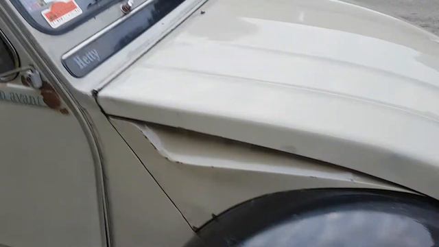 Old Citroen 2CV Van Between Chichester And West Wittering