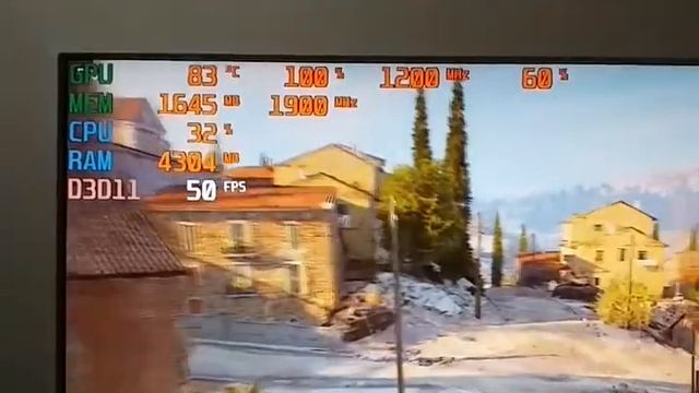 ASUS Radeon R7 360 2GB GDDR5 Running World Of Tanks EnCore Benchmark @ Ultra @ 1280x1024