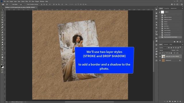 Create a photo lost in the sand in Adobe Photoshop смотреть онлайн