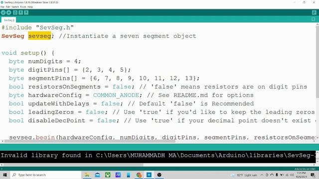 All about Seven segments display in 7 minutes | SevSeg.h library | Arduino DIY смотреть онлайн