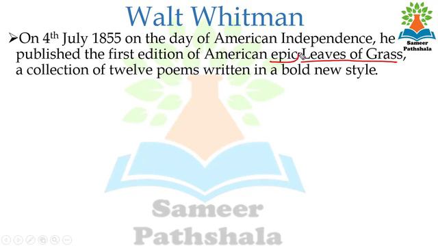 Walt Whitman, Biography in Hindi (Biography & Works Complete Details) смотреть онлайн