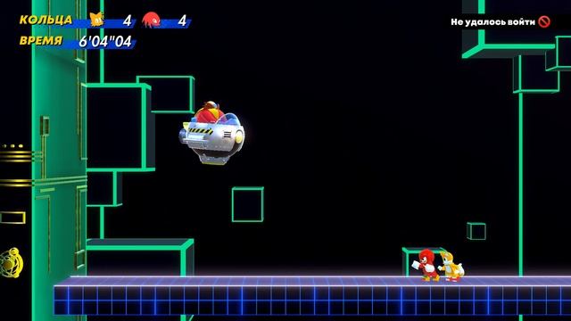 Sonic Superstars #3 кибер-уровень и траи металл соника смотреть онлайн