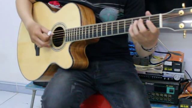 River Flows In You (Yiruma) - guitar demo. смотреть онлайн