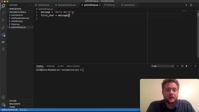 How to Get the First Character of a String in Python смотреть онлайн