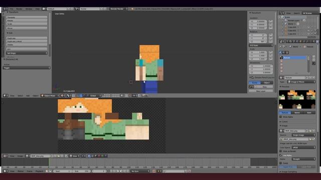 Making a Minecraft Skin-Grabber in Unity смотреть онлайн