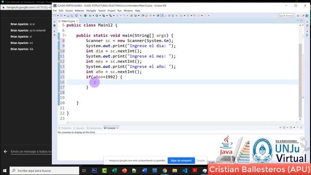 IF-ELSE validar la fecha dia mes y año en JAVA Clase online PARTE 1/3 смотреть онлайн