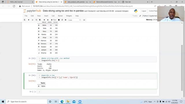 YEESI103 Machine Learning in Agriculture - Data slicing using loc and iloc in Pandas смотреть онлайн