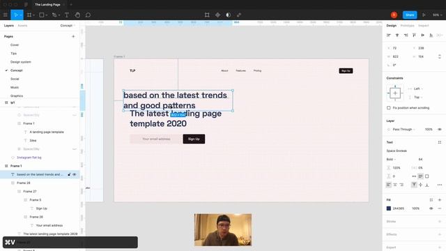 Web Design Hero Section in Figma смотреть онлайн
