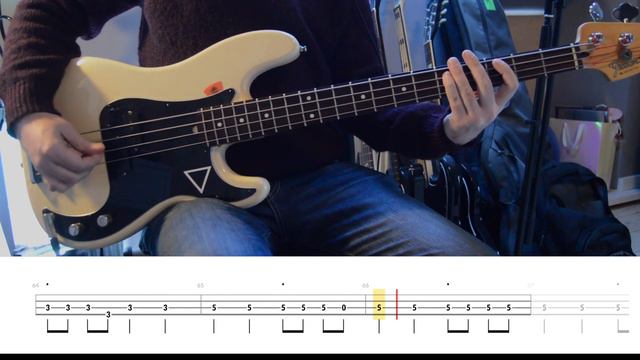 Ghost - Pro Memoria - Bass Cover (with tab!) смотреть онлайн