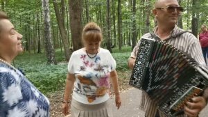 Измайловский пятачок, Гармонист Юрий Степашкин и Рифат. Весёлые частушки под гармонь. Август