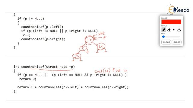 Count Number of Non Leaf Nodes in Binary Tree | Data Structure Using C смотреть онлайн