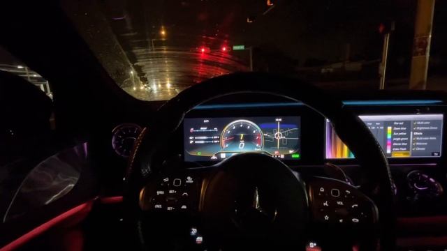 LATE NIGHT POV DRIVE IN AMG GT 53