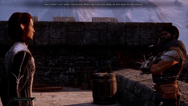 Dragon Age Inquisition: Hawke talks about Anders (Pro Mage Hawke / Anders Romance) смотреть онлайн