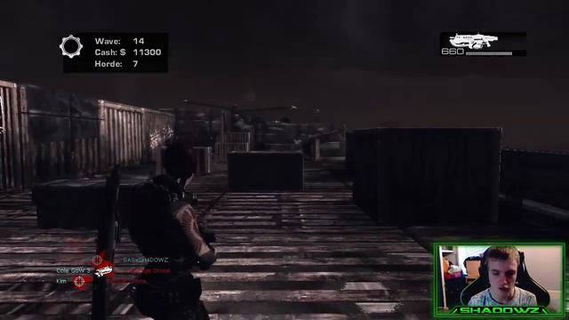 Gears of War Horde Gameplay "DREADNOUGHT" Custom Map! PART 2 (Horde Mode PC) смотреть онлайн