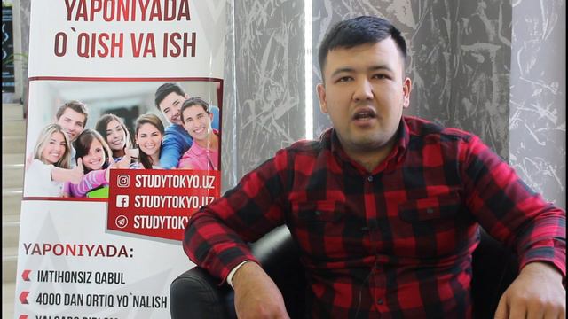 StudyTokyo talabasi Tuychiev Fazliddin bilan suxbat смотреть онлайн