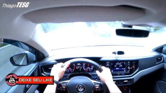 CONSUMO "estrada" GASOLINA VW POLO 1.0 TSI automático ao vivo! смотреть онлайн