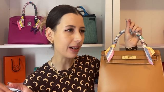 Hermes Kelly 28 Vintage Chamonix Natural Unboxing смотреть онлайн