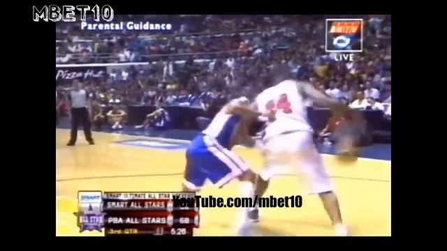 Kobe Bryant Pinaglaruan Si Arwind Santos | PBA vs. NBA All-Stars смотреть онлайн
