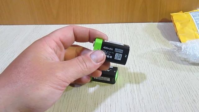 Китайцы шлют #83 - Аккумуляторная крона ZNTER с зарядкой от USB 400mah AliExpress смотреть онлайн