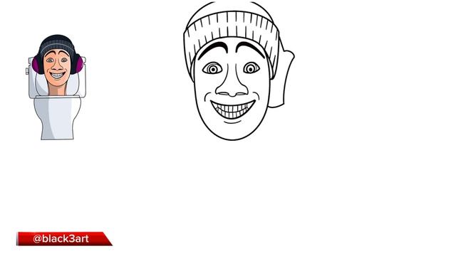 How to DRAW SKIBIDI TOILET | Dj TOILET 6 Step By Step смотреть онлайн