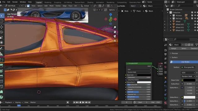 McLaren P1 Modeling Timelapse in Blender 3.1 смотреть онлайн