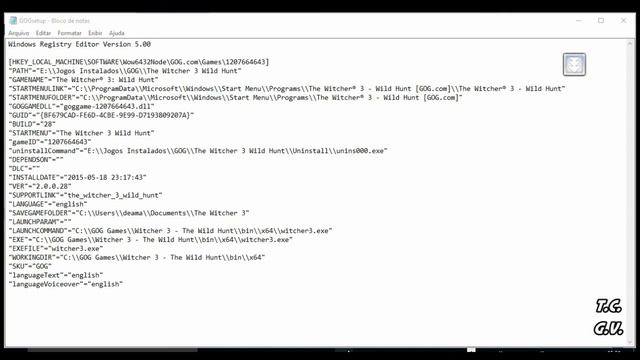 Fora de Jogo: Erro "Instalação do Jogo Não Encontrada" GOG (Arquivo de Registro) смотреть онлайн