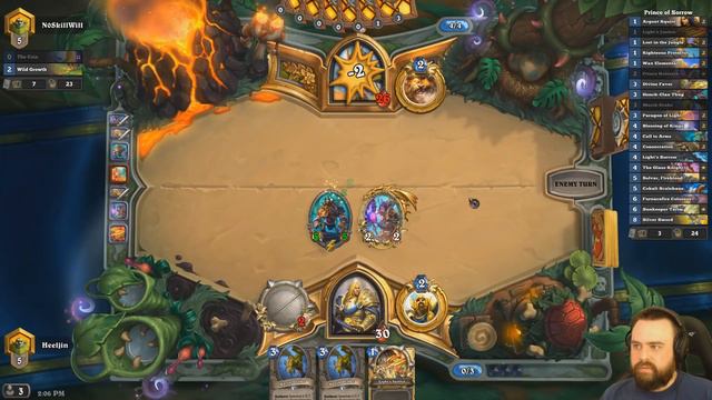 Prince of Sorrow Paladin | Extended Gameplay | Hearthstone | The Witchwood смотреть онлайн
