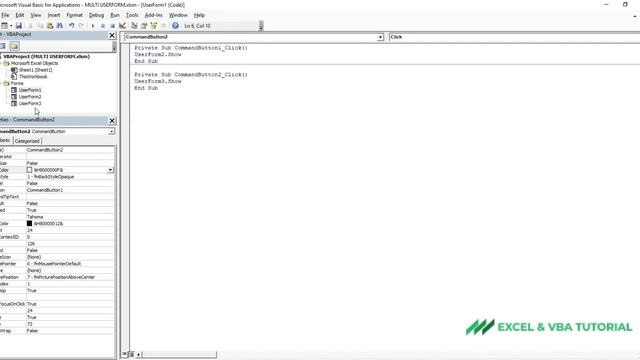TRIK MENGAKTIFKAN LEBIH DARI SATU USERFORM DAN SHEET | EXCEL & VBA TUTORIAL смотреть онлайн